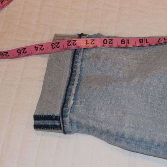 Vigoss Frankie Slim Straight distressed Jeans Women Size 31 - Picture 11 of 11